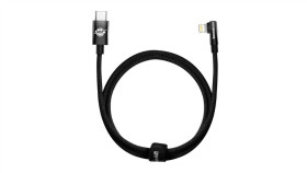 Kabel Baseus Cavp000201 Kątowy Lightning - Usb-C 20W 480Mb/S 1M - Czarny