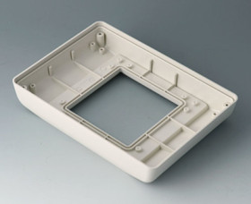 Housing lower part, ABS, (W x H x D) 190 x 34.5 x 135 mm, gray white, B4042767