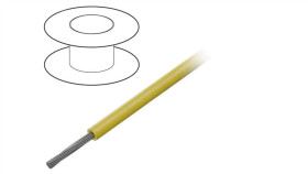 3075-Yl005 Przewód Na Rolce 30,5M Linka Cu 18Awg Pvc Żółty 600V