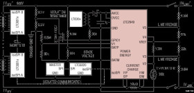 Current, Voltage, and Charge Monitor for High Voltage Battery Packs