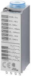 Time relay, 0.05 s to 100 h, 4 functions, 4 Form C (NO/NC), 230-240 VAC, 7 A/250 VAC, 85.04.0.012.0000