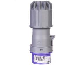 Wtyczka przenośna 32A 2P 24V fioletowe IP44 072v