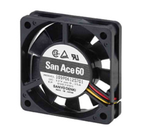 Wentylator osiowy 12 V DC DC 60 x 60 x 15mm 1.8W 17cfm 36dB(A) 150mA