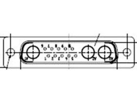 Molex 1727040013 Złącze D-Sub Ilość styków: 13 kielich lutowniczy 1 szt. pudełko