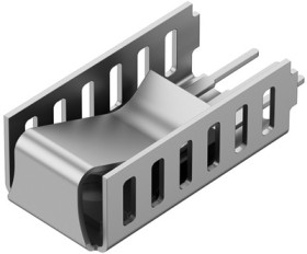 Clip-on heatsink, (L x W x H) 26 x 13 x 9 mm, 24.1 K/W, solderable surface, 10151033
