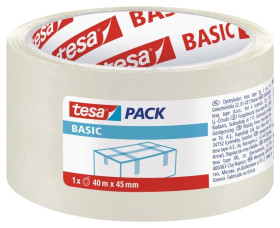 Taśma pakowa BASIC 40m 45mm przezroczysta 58574-00000-00