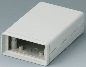 ABS shell housing, (L x W x H) 114 x 72 x 33 mm, gray white (RAL 9002), A9406333