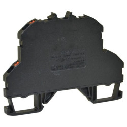 Złączka uniwersalna sprężynowa 2-poziomowa OPK-C 4mm2 rozdzielona czarna, T0-1794-1020130