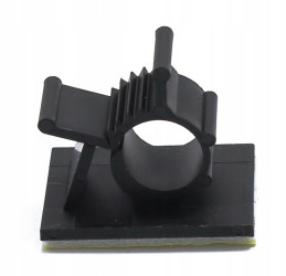 SAMOPRZYLEPNY ORGANIZER UCHWYT DO KABLI 10X KLIPS