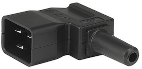 Plug I, 3 pole, cable assembly, screw connection, 1.5 mm², black, 4789.1200