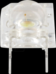 9555G3C-HSA-A 5mm Super Flux LED, green, 3000 mcd, 120°