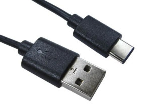 Kabel USB, dł. 3m, kolor: Czarny