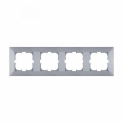 Ramka czterokrotna Srebrny ODAK O104/10E EXEN