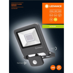 LEDVANCE 4058075239548 Endura Flood Sensor Warm WH 30 W 3000 K DG Warm White