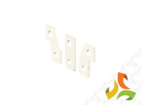 Przyłącza szynowe rozszerzone (1kpl=3szt.) ZB2 250/3 Offset 004671191 ETI