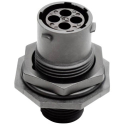 Amphenol RTS 7 10N 4S03 Ecomate Bullet Connector Socket 4 Pins