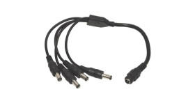 Rozgałęźnik Zasilania Dc 1Gn./4Wt. 2,1/5,5 25Cm