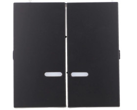 Simon 54 Klawisze z oczkiem do mechanizmów: SW5M SP2M czarny mat DKW5L/49