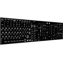 Keyboard Sticker "Atari" (black)
