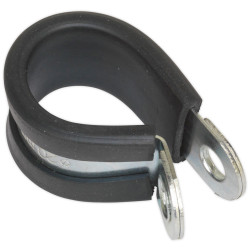 Sealey PCJ21 P-Clip Rubber Lined &#xD8;21mm Pack of 25