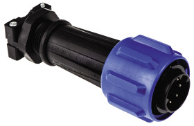 Złącze wielostykowe przemysłowe 7-pinowe Montaż na kablu Wtyczka Bulgin