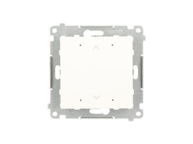 SIMON 54 GO Sterownik przyciskowy Wi-Fi 2x5A 230V do obsługi rolety żaluzji markizy firany sterowany smartfonem biały DEZ1W.01/1