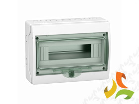 Rozdzielnica hermetyczna natynkowa 12 modułowa 1x12M drzwi transparentne IP65 Kaedra mKDR-1-12-NT-T 13960 SCHNEIDER ELECTRIC