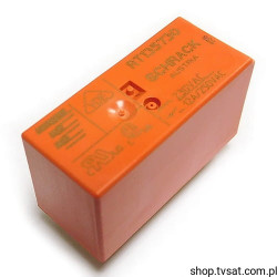 RT135730 Relay 230VAC 12A Switch Coil 32.5kOhm THT SCHRACK