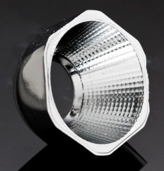 Reflektor LED 22.6 x 12.8mm, D 22.6mm, do użytku z BXRA ES Star (Bridgelux), CLL02x/CLU024 (Citizen), CLU700 (Citizen),