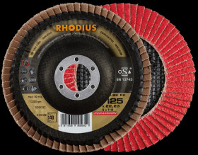 210182 Lamellar grinding disc, stainless steel, 125 mm, 40-grain