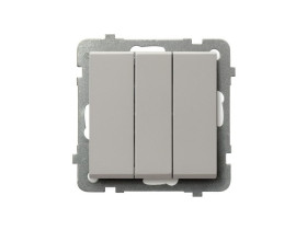 SONATA Wyłącznik potrójny kaszmirowy ŁP-13R/m/82 OSPEL