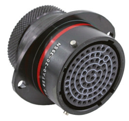 Złącze wielostykowe przemysłowe 79-pinowe, panelowe Gniazdo Souriau Sunbank by Eaton