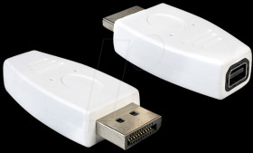 65240 Adaptor DP 1.2 plug > mini DP jack