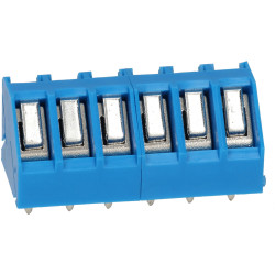 TruConnect 213994 5mm Low Profile 45 Degree 6 Way Terminal Block