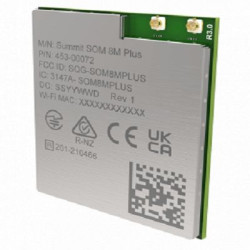 Moduł WiFi 453-00071C, IEEE802.11ac/a/b/g/n, WPA3, I2C, SPI, 3.0 → 3.6V, Ezurio