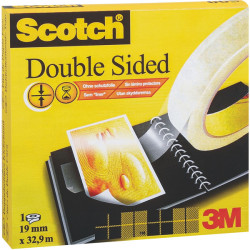 3M&#x2122; 70016072772 Scotch Double Sided Tape 12.7mm x 22.8m