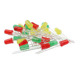 Zestaw LED 5mm 30szt. czerwony, zielony, żółty