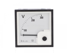 Woltomierz AC 72X72 pomiar bezp. 300V RQ72E AN25DDC300