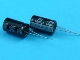 1000uF/25V 100SZT LowESR 10x20 105° ELKO