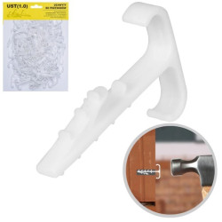 Uchwyt kablowy podwójny typu T wbijany UST-1,0 do kabli płaskich YDYp (2x2,5-3x1,0)