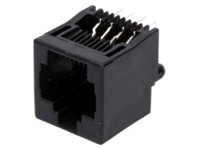 Gniazdo RJ45 8-pin Układ 8p8c THT proste 16,51mm 5556416-1