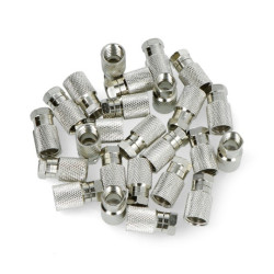 Wtyk SAT F 9,7mm na przewód RG11 - miedziany - 25szt.