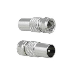 Adapter wtyk F - wtyk TV