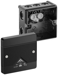 Skrzynka przyłączeniowa Spelsberg Abox 025-L/sw, IP66, (D x S x W) 85 x 85 x 52 mm, czarny, 1 szt.