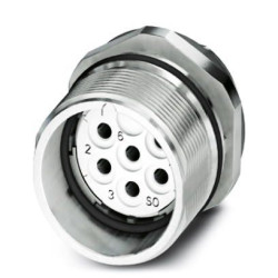 Złącze wielostykowe przemysłowe 9-pinowe M23 Montaż przedni Gniazdo Phoenix Contact