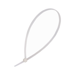 UniStrand UNI-CT10W Natural 368mm Nylon Cable Ties Standard(4.8mm) Pack of 100