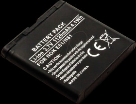 14132 Battery for Nokia, 6720 / E51 / N81, Li-Ion, 1120 mAh