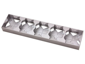 IMPRESJA Puszka instalacyjna 5 pięciokrotna naścienna 32mm tytan PNP-5Y/23 OSPEL