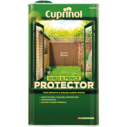 Cuprinol 5095345 Shed &amp; Fence Protector Acorn Brown 5 litre