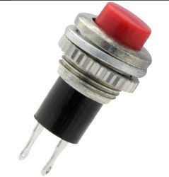 PRZYCISK MONOSTABILNY OKRĄGŁY 1A/250V ZWIERNY (PRZEL3048)